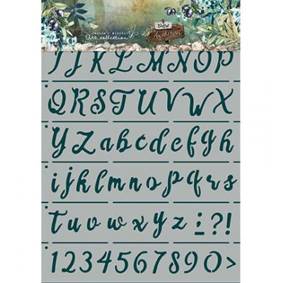 StudioLight New Awakening Stencil - Alphabeth Handlettering